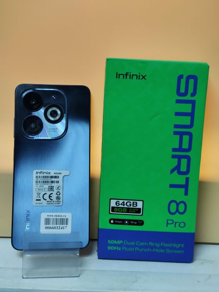 Купить Infinix Smart 8 Pro 4/64GB (X6525B) Duos в Томск за 5149 руб.