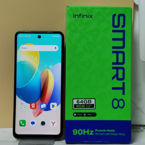 Купить Infinix Smart 8 3/64GB (X6525) Duos в Томск за 4999 руб.