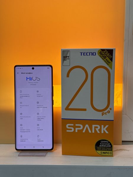 Купить TECNO Spark 20 Pro+ 8/256GB (KJ7) Duos в Томск за 12999 руб.