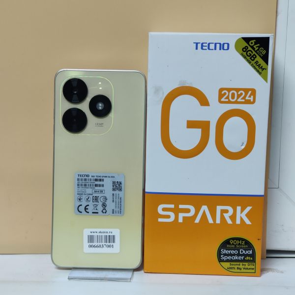 Купить TECNO Spark Go 2024 4/64GB (BG6) Duos в Томск за 4949 руб.