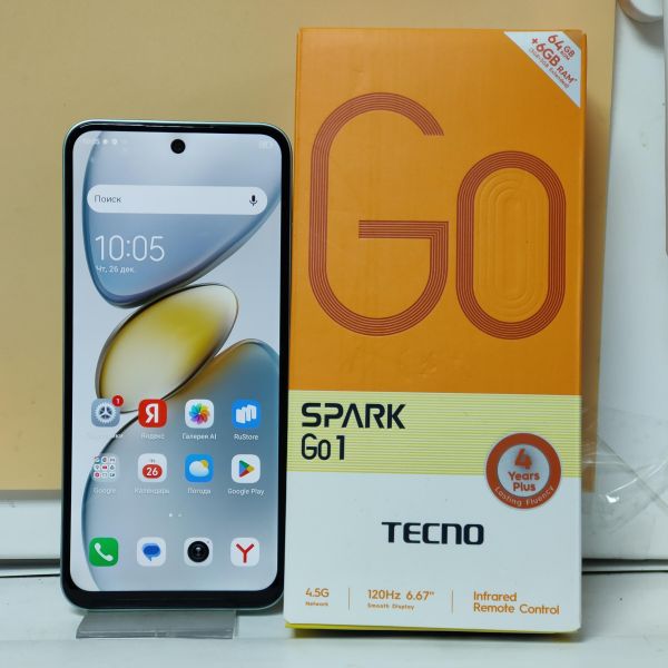 Купить TECNO Spark Go 1 3/64GB (KL4) Duos в Томск за 5199 руб.