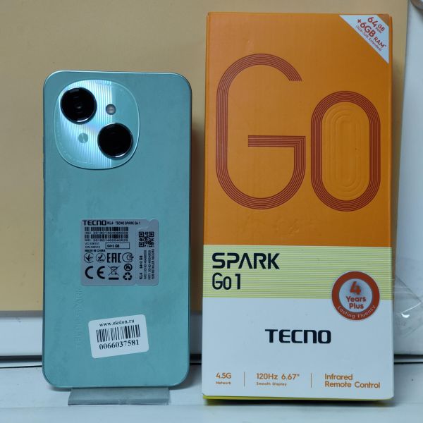 Купить TECNO Spark Go 1 3/64GB (KL4) Duos в Томск за 5199 руб.