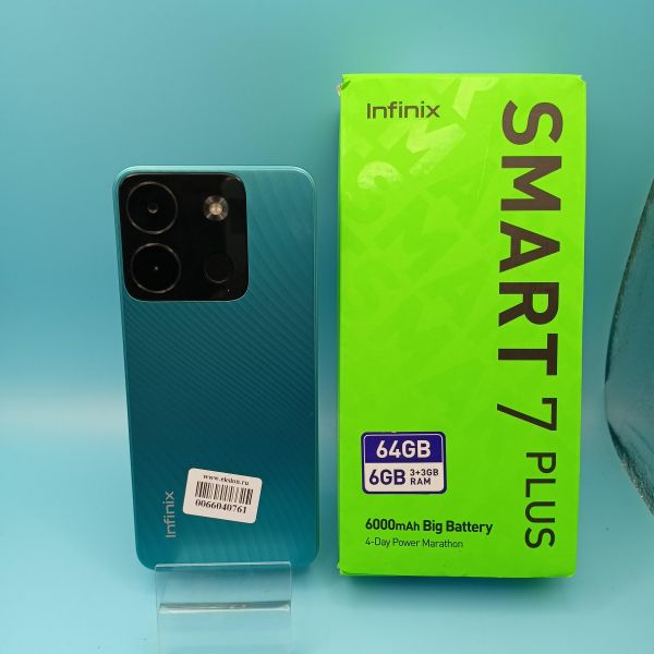Купить Infinix Smart 7 Plus 3/64GB (X6517) Duos в Томск за 3700 руб.
