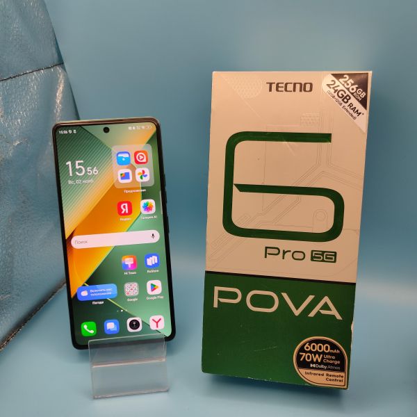 Купить TECNO Pova 6 Pro 5G 12/256GB (LI9) Duos в Томск за 9000 руб.