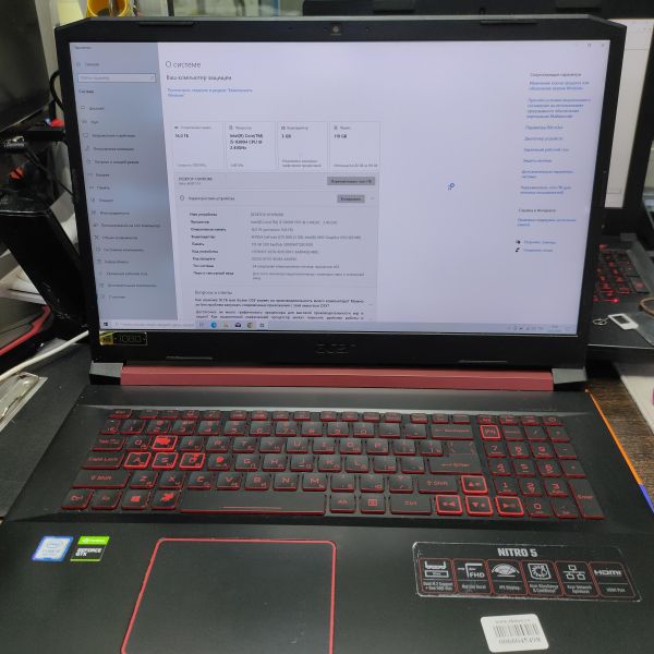 Купить Acer Nitro 5 AN517-51-564K (16/128GB) в Томск за 27000 руб.