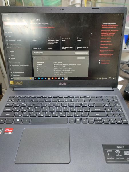 ноутбук Acer Aspire 3 A315-23-R3ZB в Томск