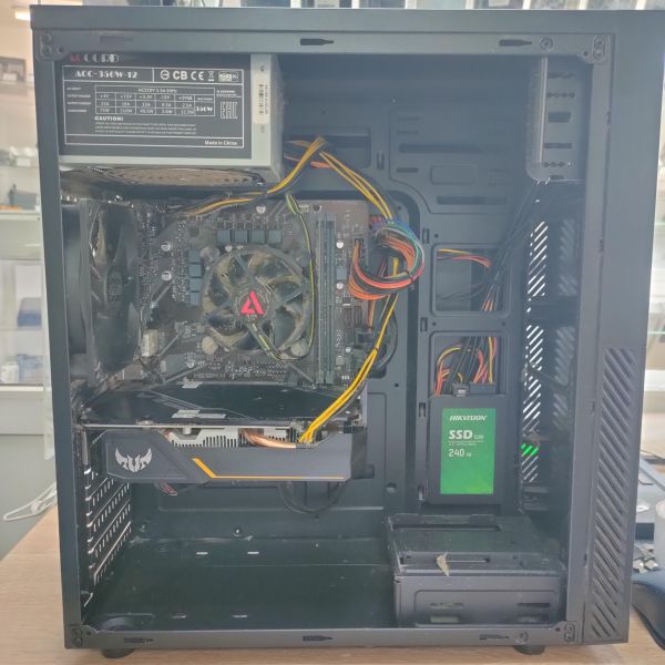 системный блок Сборка i3-10100, GTX 1650 Super 4GB, 8GB RAM, SSD 240 GB в Томск