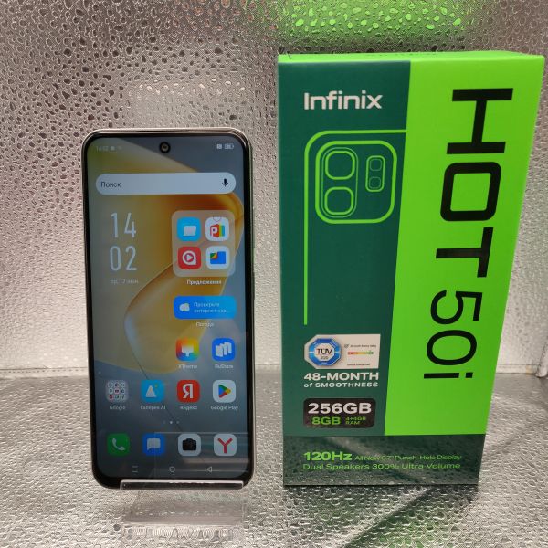 сотовый телефон Infinix Hot 50i 4/256GB (X6531B) Duos в Томск
