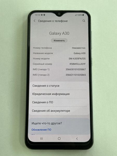 Купить Samsung Galaxy A30 4/64GB (A305F/FN) Duos в Тулун за 4399 руб.
