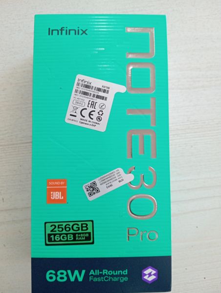 Купить Infinix Note 30 Pro 8/256GB (X678B) Duos в Тулун за 9300 руб.