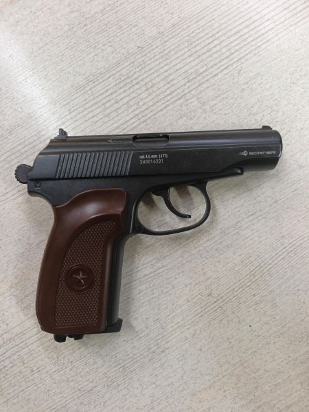 пнев. пистолеты (с 18 лет) Borner PM49 Blowback (с 18 лет, 3 Дж) в Тулун