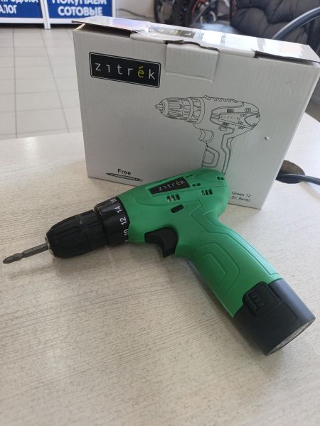 шуруповёрт аккумуляторный Zitrek Green 12 с СЗУ в Тулун