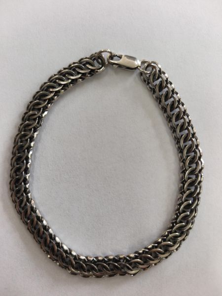серебряный браслет Браслет серебро 925 10,81g, вес изделия 10.83g, длина 19 см в Тулун