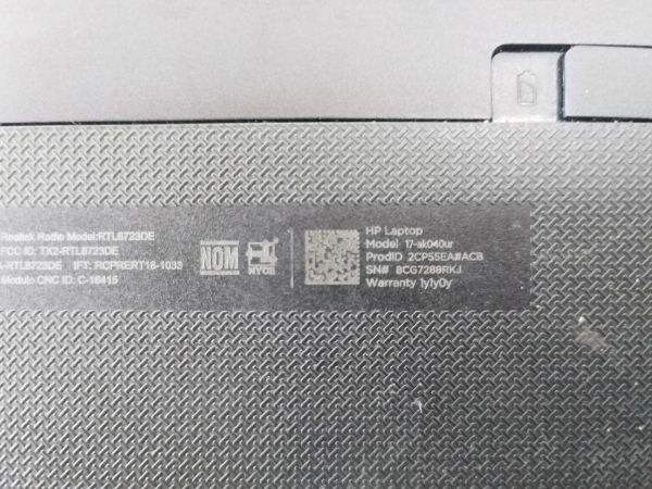 Купить HP 17-ak040ur 2CP55EA (12GB/SSD 180GB) в Усть-Илимск за 11800 руб.