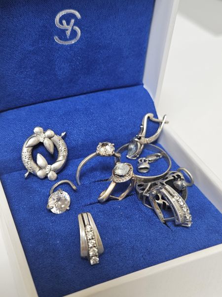 Купить Лом или горсть серебро 925 16,11g, вес изделия 18.5g в Иркутск за 1250 руб.