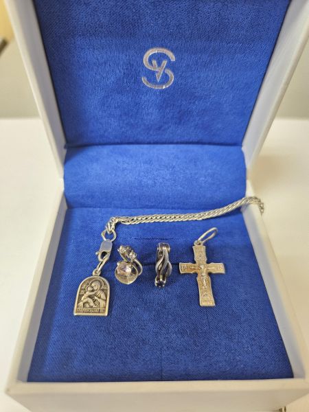 Купить Лом или горсть серебро 925 12,17g, вес изделия 12.51g в Иркутск за 1050 руб.