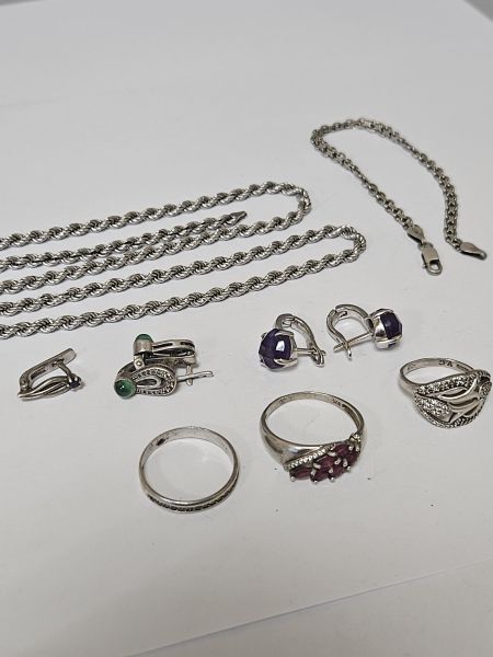 Купить Лом или горсть серебро 925 33,89g, вес изделия 38.08g в Иркутск за 2350 руб.