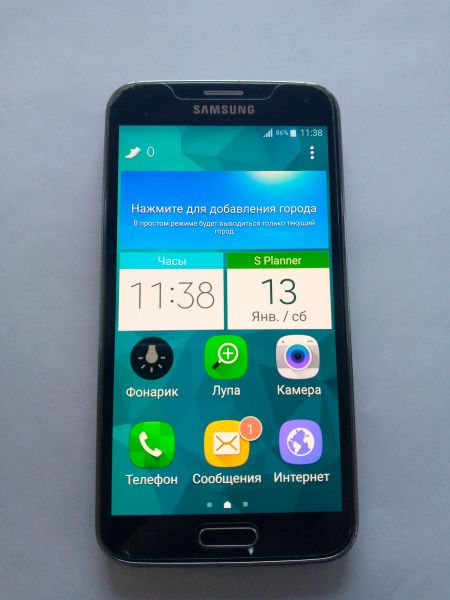 Купить Samsung Galaxy S5 2/16GB (G900FD) Duos в Усть-Илимск за 2999 руб.