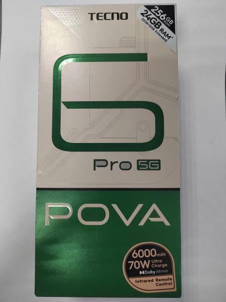 Купить TECNO Pova 6 Pro 5G 12/256GB (LI9) Duos в Усолье-Сибирское за 15999 руб.