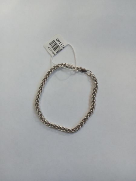 Купить Браслет серебро 925 7,50g, вес изделия 7.6g, длина 18.5 см в Усолье-Сибирское за 1550 руб.