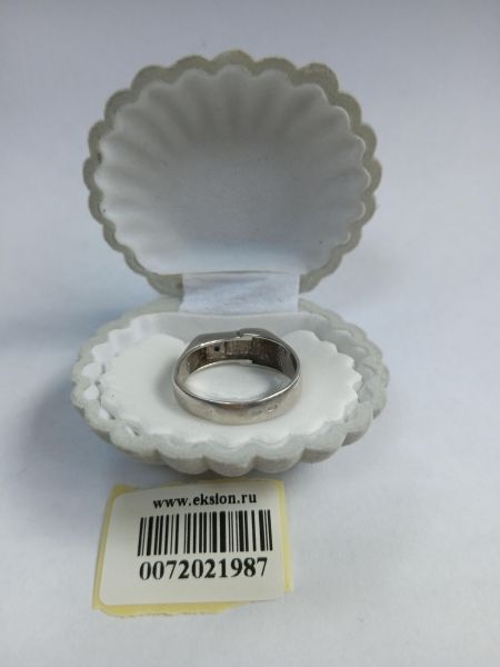 серебряное кольцо Кольцо серебро 925 5,21g, вес изделия 5.25g, размер 22 в Усолье-Сибирское