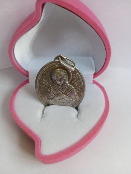 серебряная подвеска Подвеска серебро 925 3,40g, вес изделия 3.4g в Усолье-Сибирское