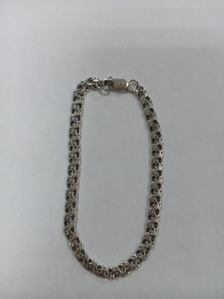 серебряный браслет Браслет серебро 925 4,71g, вес изделия 4.72g, длина 20 см в Усолье-Сибирское