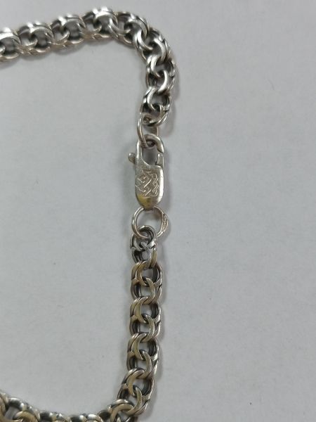 серебряный браслет Браслет серебро 925 4,71g, вес изделия 4.72g, длина 20 см в Усолье-Сибирское