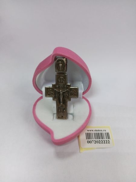 серебряный крест Крест серебро 925 16,31g, вес изделия 16.31g в Усолье-Сибирское