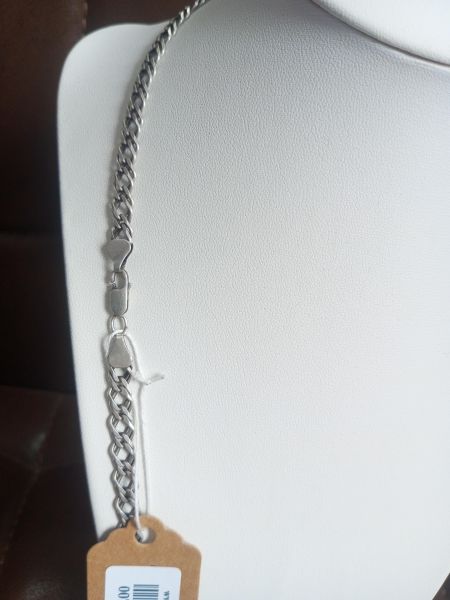 серебряная цепь Цепь серебро 925 22,45g, вес изделия 22.47g, длина 60 см в Усолье-Сибирское