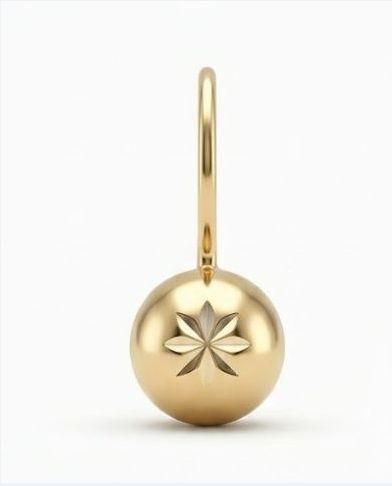 золотые серьги Серьги золото 585 1,15g, вес изделия 1.15g в Иркутск