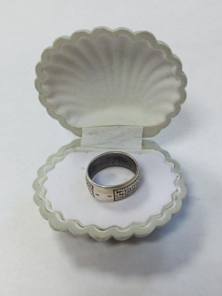 серебряное кольцо Кольцо серебро 925 3,18g, вес изделия 3.18g, размер 17 в Усолье-Сибирское