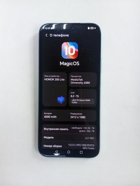 сотовый телефон Honor 200 Lite 8/256GB (LLY-NX1) Duos в Усолье-Сибирское