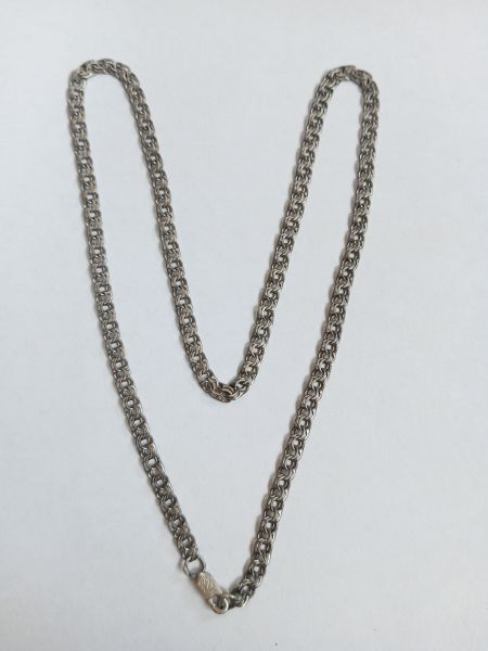 серебряная цепь Цепь серебро 925 15,46g, вес изделия 15.47g, длина 55 см в УсольеСибирское