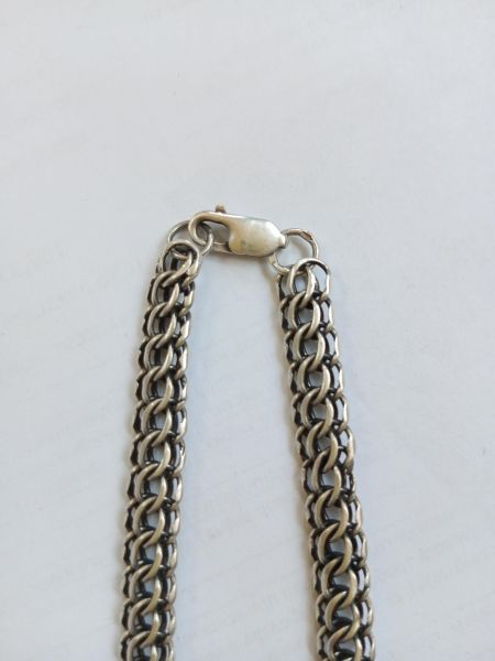 серебряный браслет Браслет серебро 925 14,30g, вес изделия 14.4g, длина 21 см в УсольеСибирское