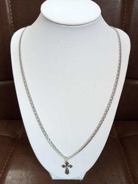 серебряная цепь Цепь серебро 925 14,04g, вес изделия 14.24g, длина 60 см, 00 нет камней в Усолье-Сибирское