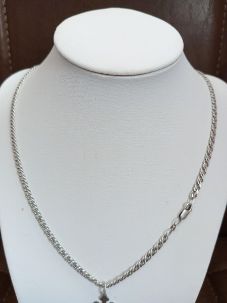 серебряная цепь Цепь серебро 925 14,04g, вес изделия 14.24g, длина 60 см, 00 нет камней в Усолье-Сибирское