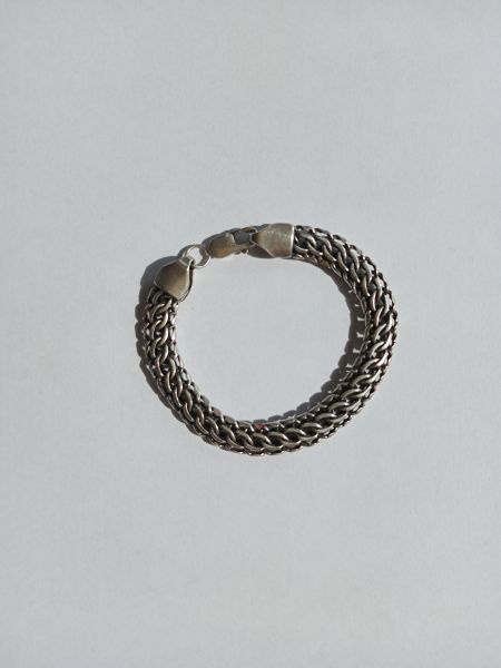 серебряный браслет Браслет серебро 925 27,46g, вес изделия 27.66g, длина 20 см, 00 нет камней в Усолье-Сибирское