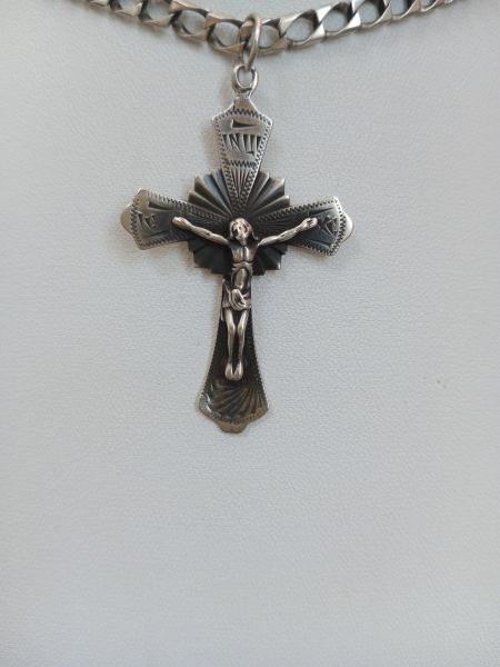 серебряный крест Крест серебро 925 4,18g, вес изделия 4.18g в Усолье-Сибирское