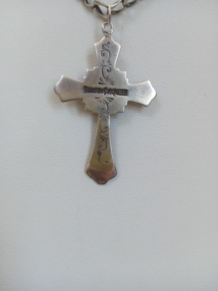 серебряный крест Крест серебро 925 4,18g, вес изделия 4.18g в Усолье-Сибирское