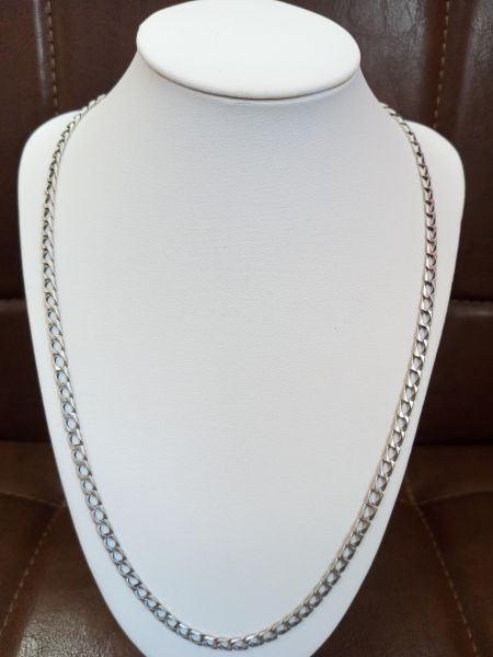 серебряная цепь Цепь серебро 925 15,17g, вес изделия 15.27g, длина 56 см, 00 нет камней в Усолье-Сибирское