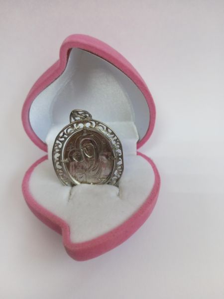 серебряная подвеска Подвеска серебро 925 4,24g, вес изделия 4.24g в Усолье-Сибирское