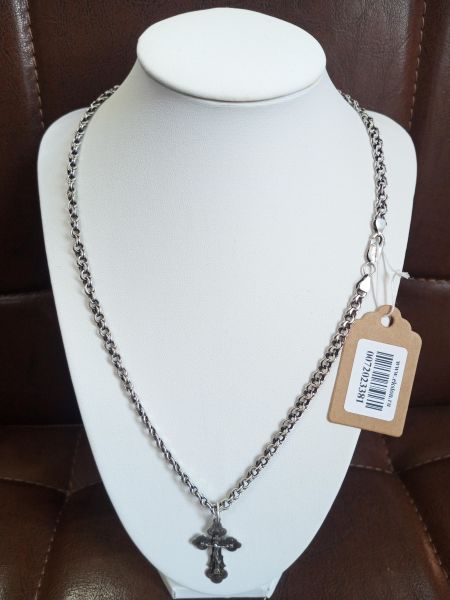серебряная цепь Цепь серебро 925 10,89g, вес изделия 10.9g, длина 52 см, 00 нет камней в Усолье-Сибирское