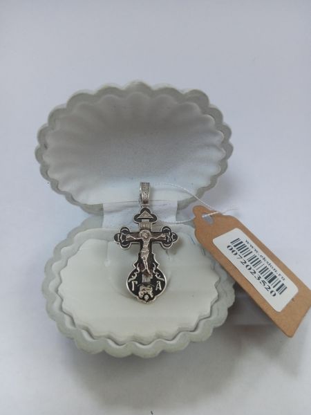 серебряный крест Крест серебро 925 3,76g, вес изделия 3.76g в Усолье-Сибирское