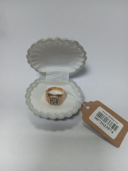 серебряное кольцо Кольцо серебро 925 3,43g, вес изделия 3.43g, размер 19 в Усолье-Сибирское