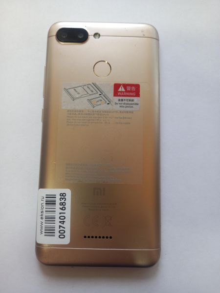 Купить Xiaomi Redmi 6 4/64GB (M1804C3DG) Duos в Усолье-Сибирское за 3799 руб.