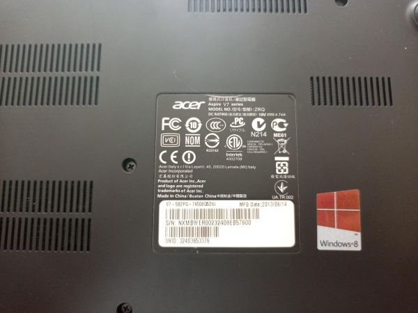 Купить Acer V7-582PG-74506G52tii (12GB/HDD 500 GB + SSD 256 GB) в Улан-Удэ за 14900 руб.
