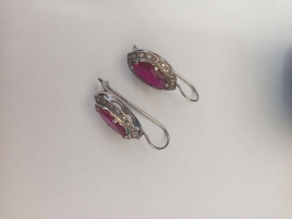 серебряные серьги Серьги серебро 925 5,64g, вес изделия 6.78g в Иркутск