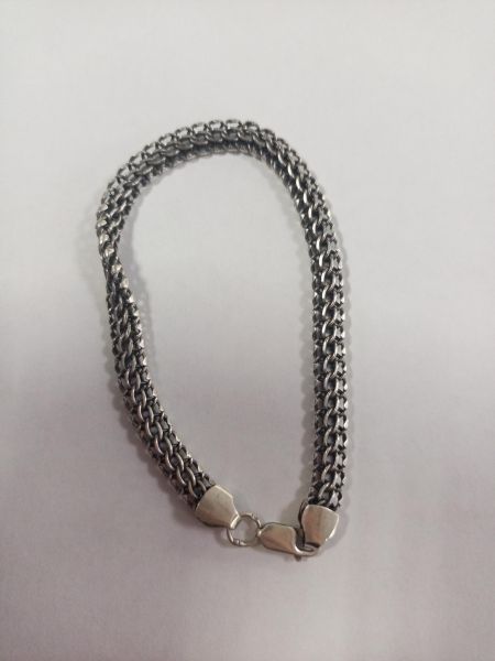 серебряный браслет Браслет серебро 925 16,16g, вес изделия 16.26g, длина 23 см в Улан-Удэ
