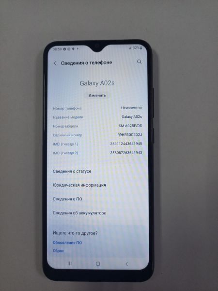 сотовый телефон Samsung Galaxy A02s 3/32GB (A025F) Duos в Улан-Удэ